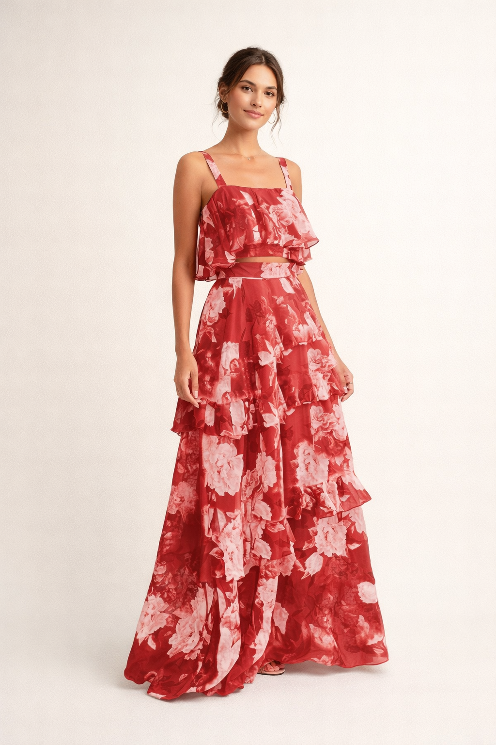 Elegante set met bloemen voor dames in zomerse stijl - Alessandra