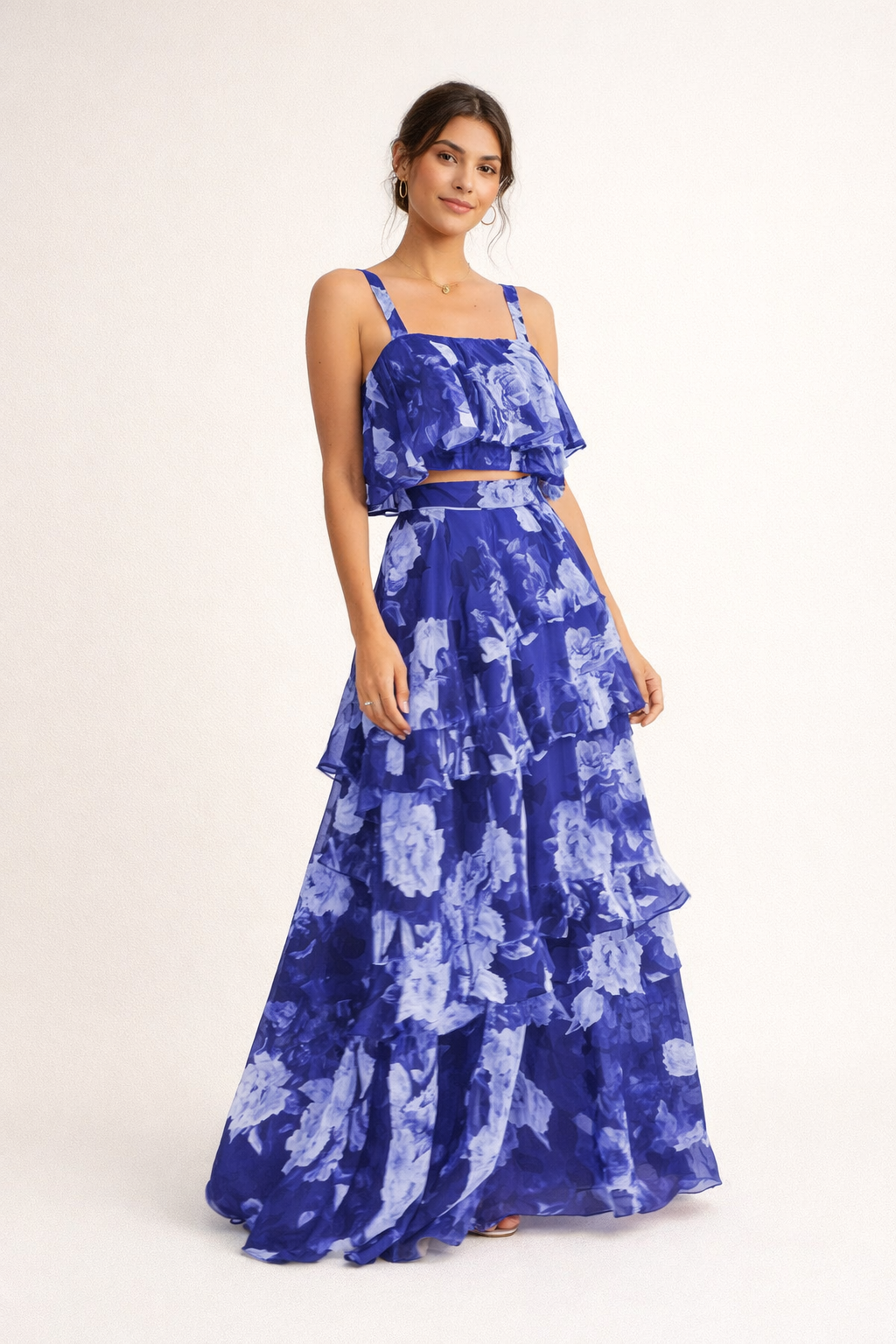 Elegante set met bloemen voor dames in zomerse stijl - Alessandra