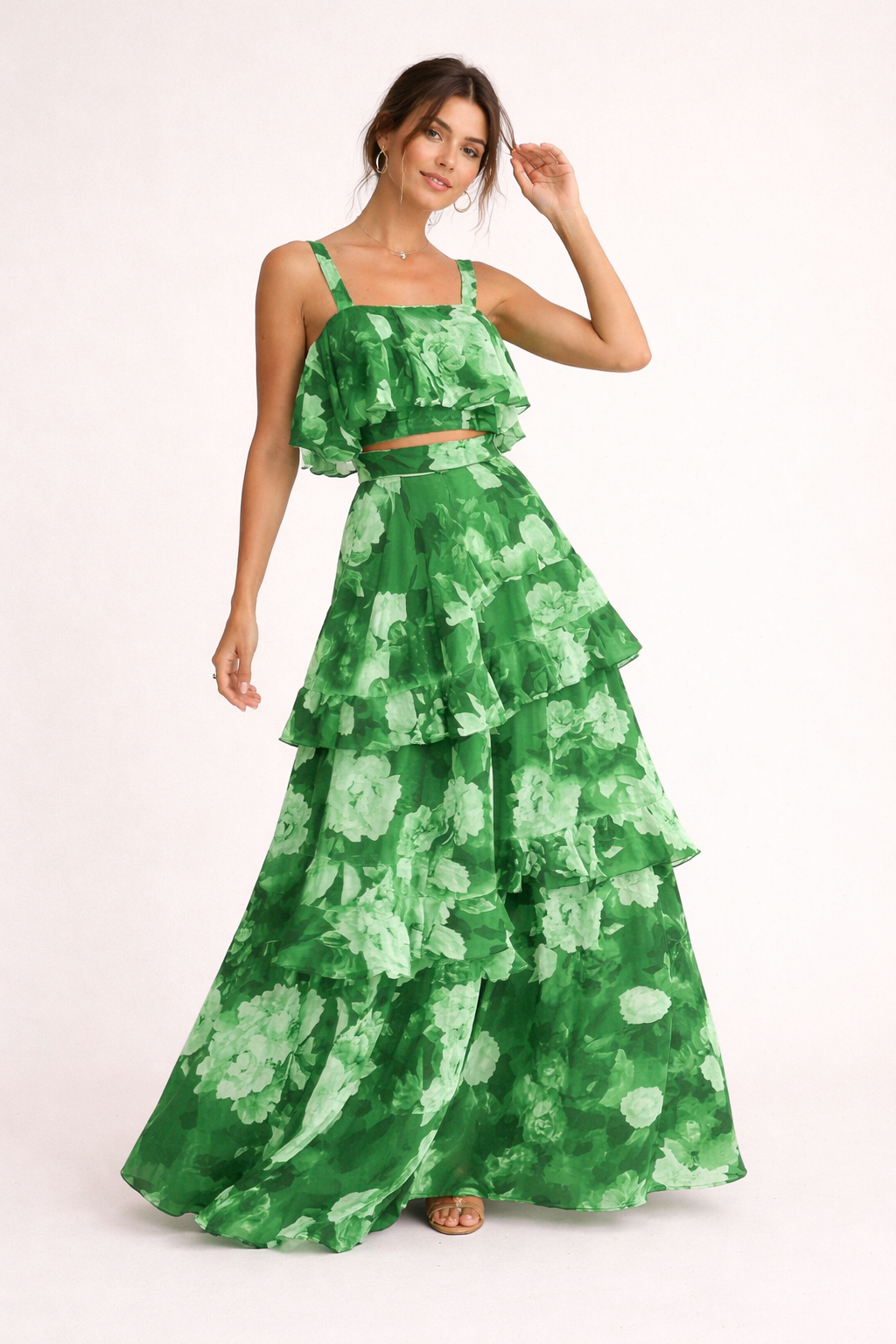 Elegante set met bloemen voor dames in zomerse stijl - Alessandra