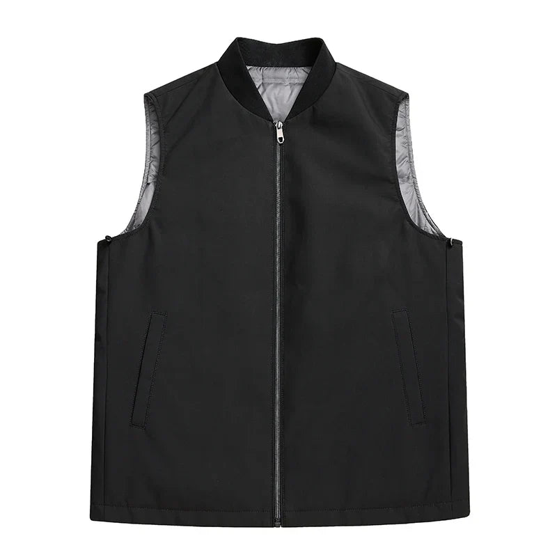 Vegan waterdichte gewatteerde jas met verborgen ritssluiting - Soren