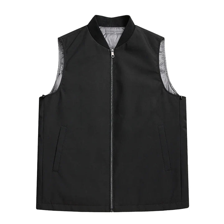 Vegan waterdichte gewatteerde jas met verborgen ritssluiting - Soren