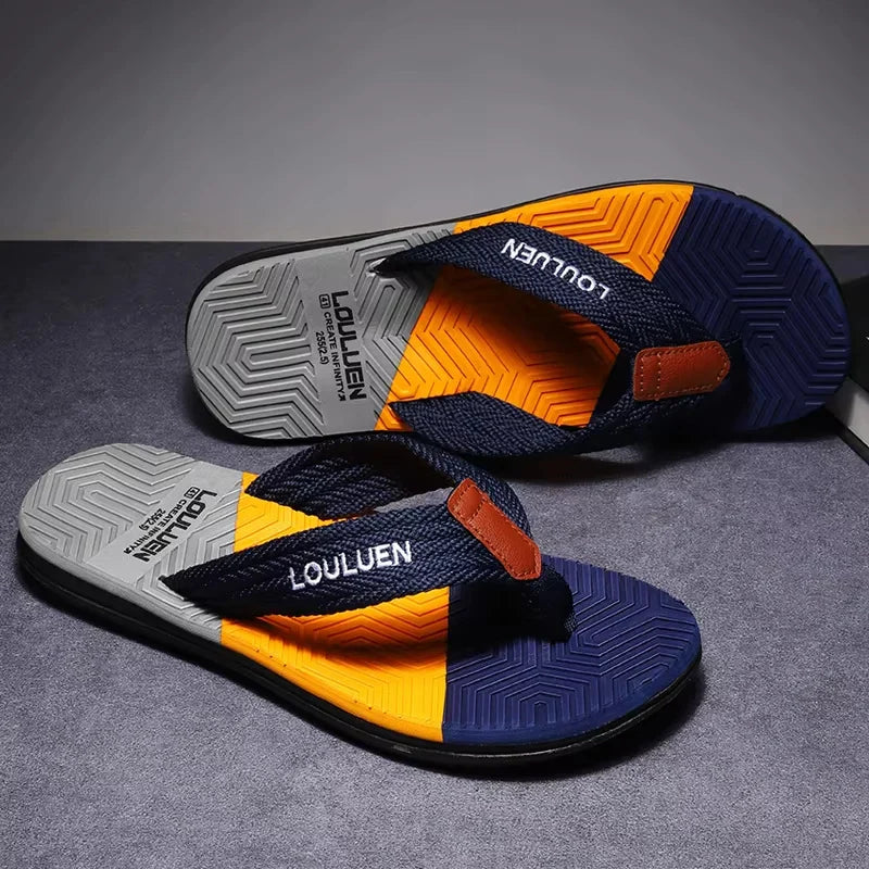 Sandalen met geweven zool voor heren - Peter