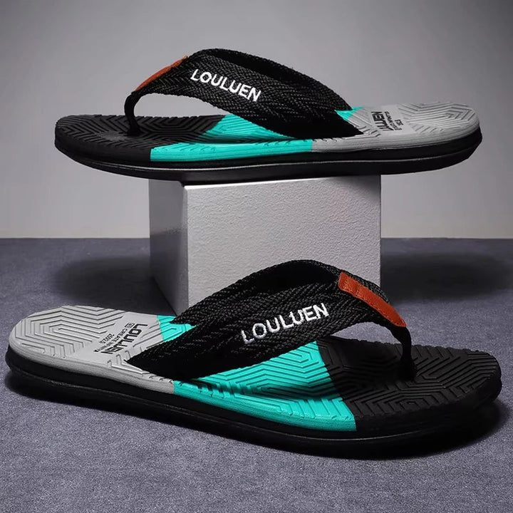 Sandalen met geweven zool voor heren - Peter