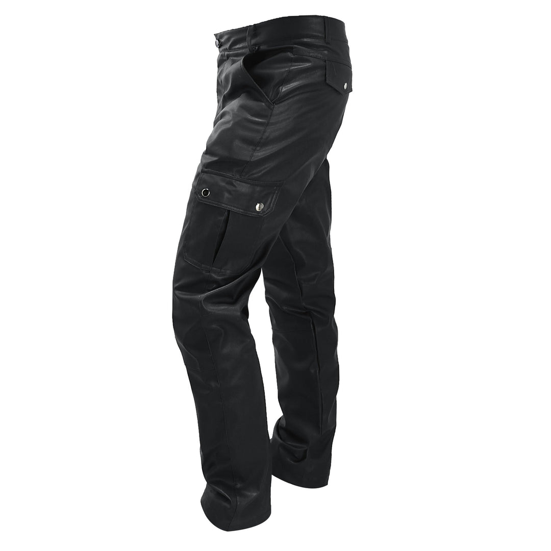 Cargo herenbroek met leereffect - Darsen