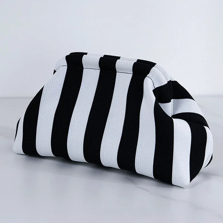 Vrouwen geweven tas lente zomer stijl met gestreept design