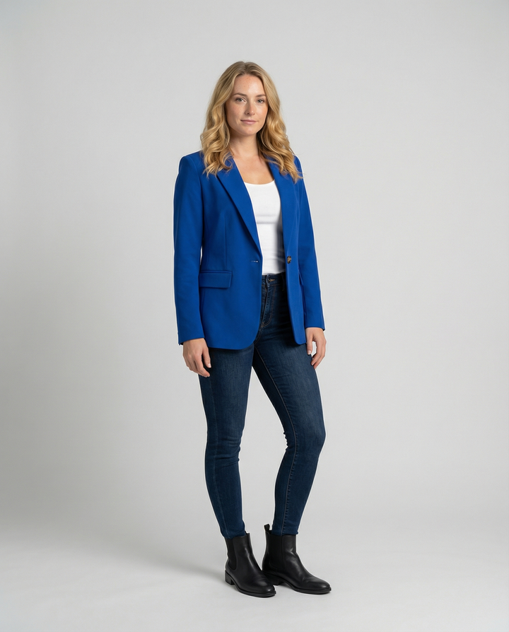 Klassieke blazer met knoopsluiting - Irmina