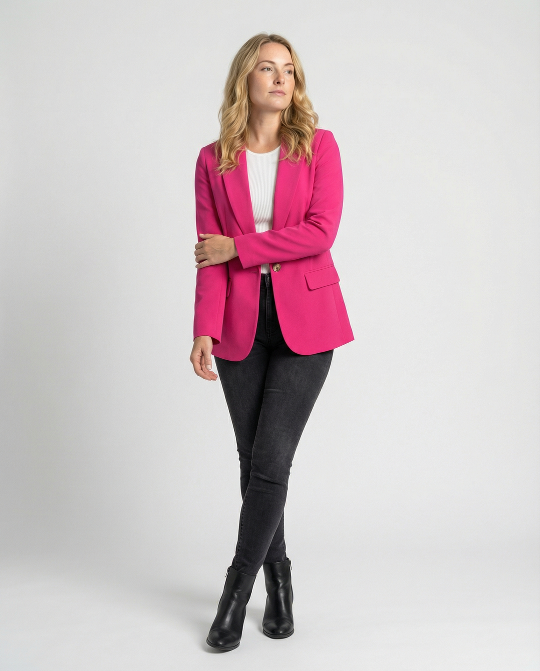 Klassieke blazer met knoopsluiting - Irmina