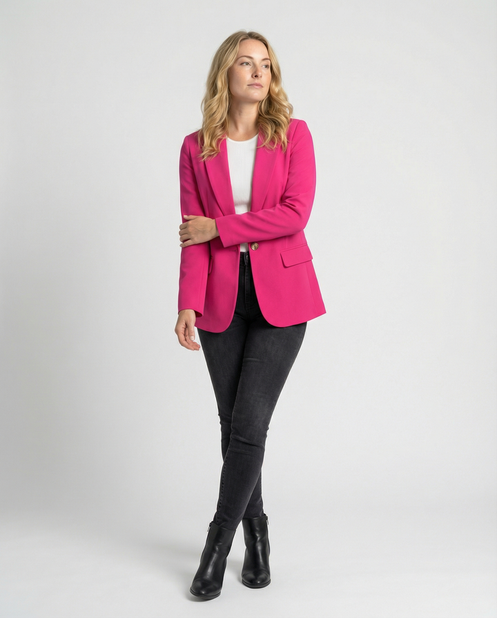 Klassieke blazer met knoopsluiting - Irmina