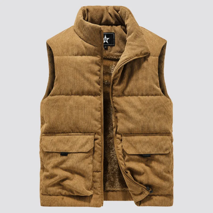 Gewatteerd corduroy herengilet - Norbert
