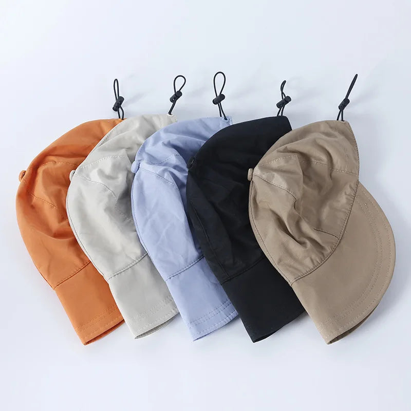 Zonnehoed katoenen paardenstaart emmer