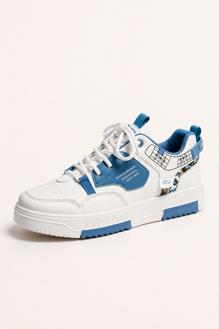 Ademende casual herensneakers met dikke zool - Dietrich