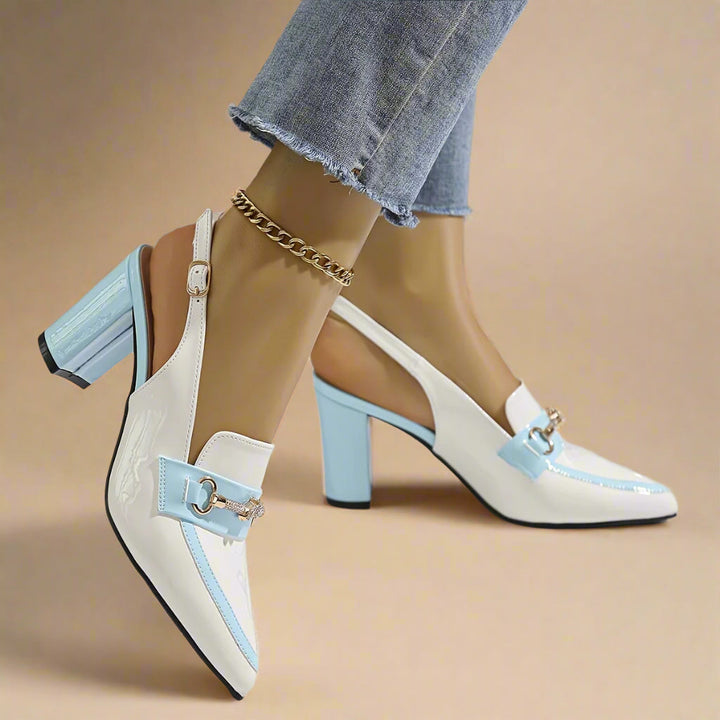 Slingback blokhak - Millie