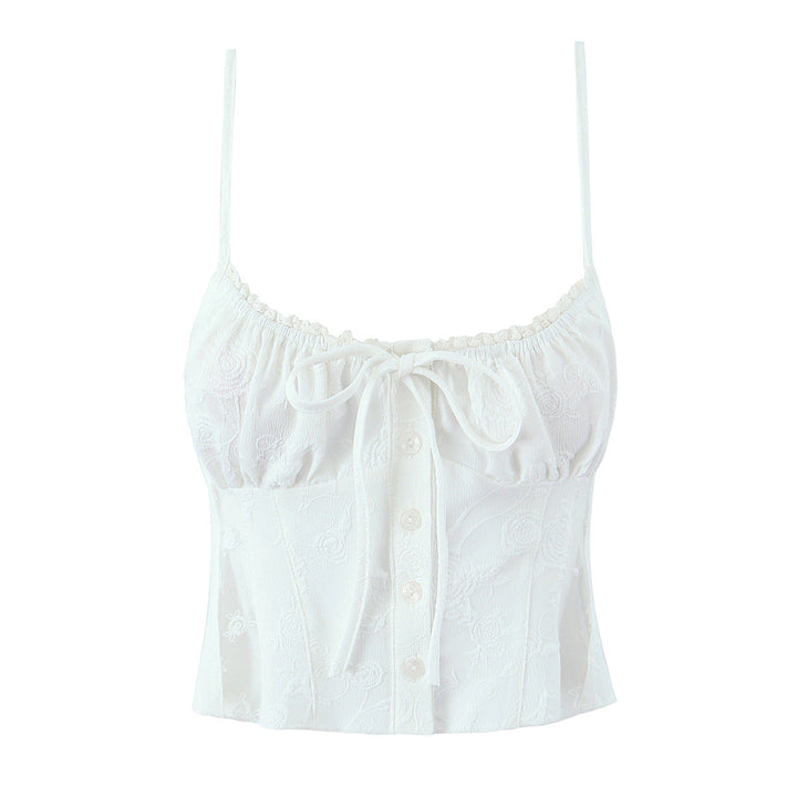 Damesset met strapless top en midirok met kant - Lurea
