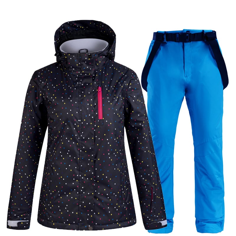 Warm en waterdicht dames skipak - Liora