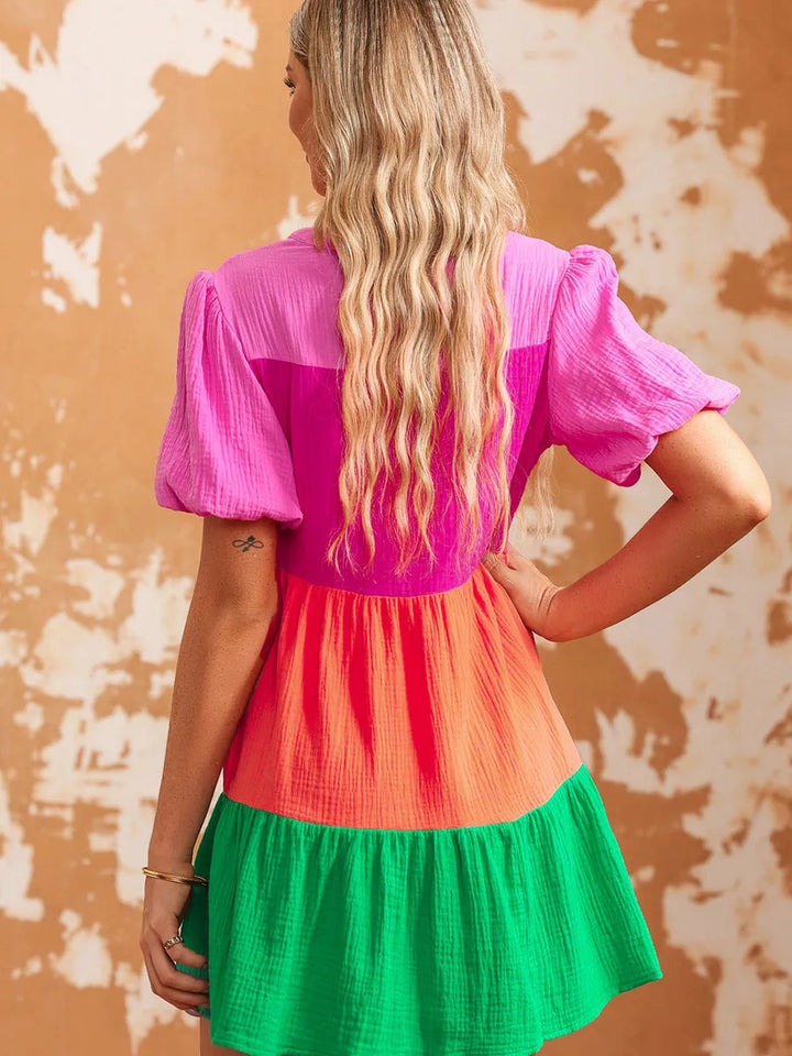 Daisy - Chique Jurk met Korte Mouwen