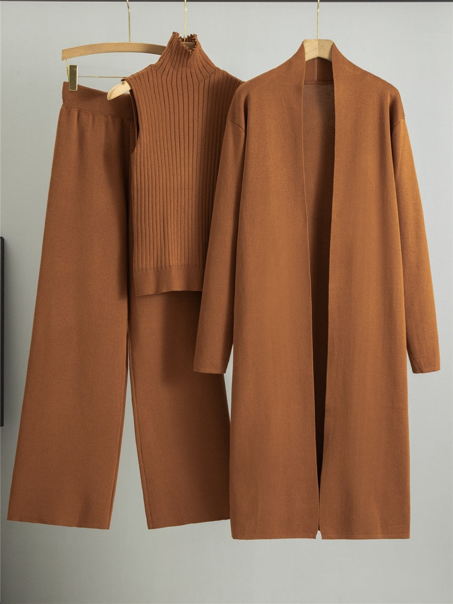 Winter driedelige gebreide set - Isolde