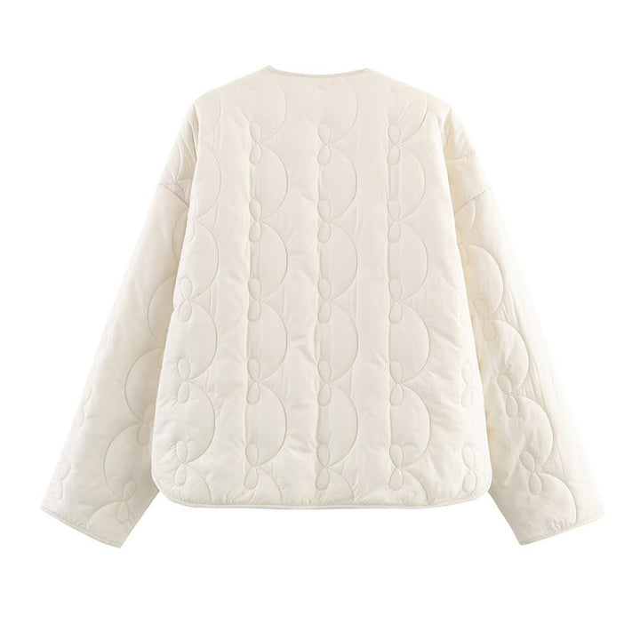 Gewatteerd jack met strikpatroon - Maeren