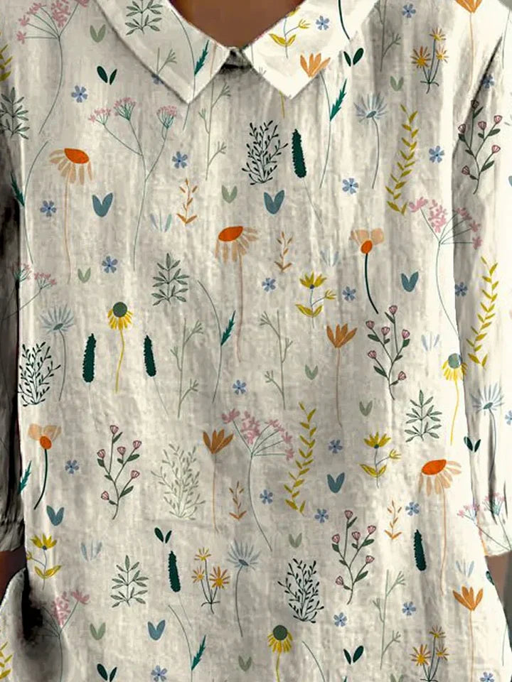 Raelyn wildebloemenblouse - de essentie van zomer in pastelkleuren