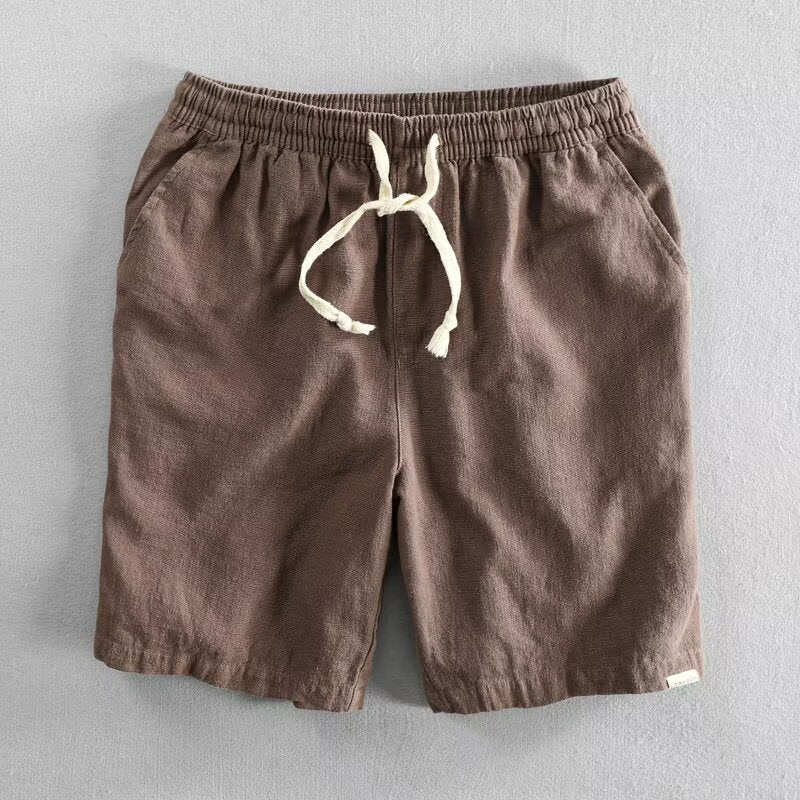 Vrijetijdsshort met elastische taille en koord voor heren - Jason