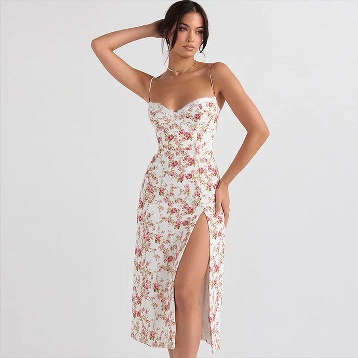 Eloise - Rosebud Floral Midi Sundress