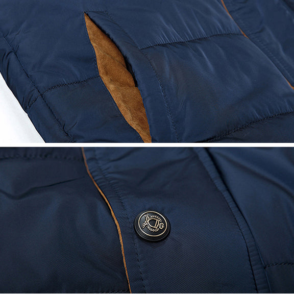 Herfst gewatteerd jack met capuchon - Alaric