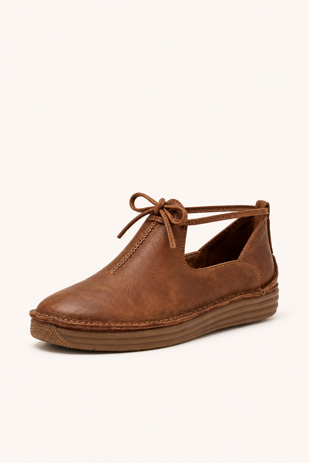 Casual platte damesschoenen met verstelbaar strikje - Fenja