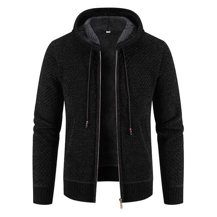 Herencardigan met capuchon en binnenvoering - Rynor