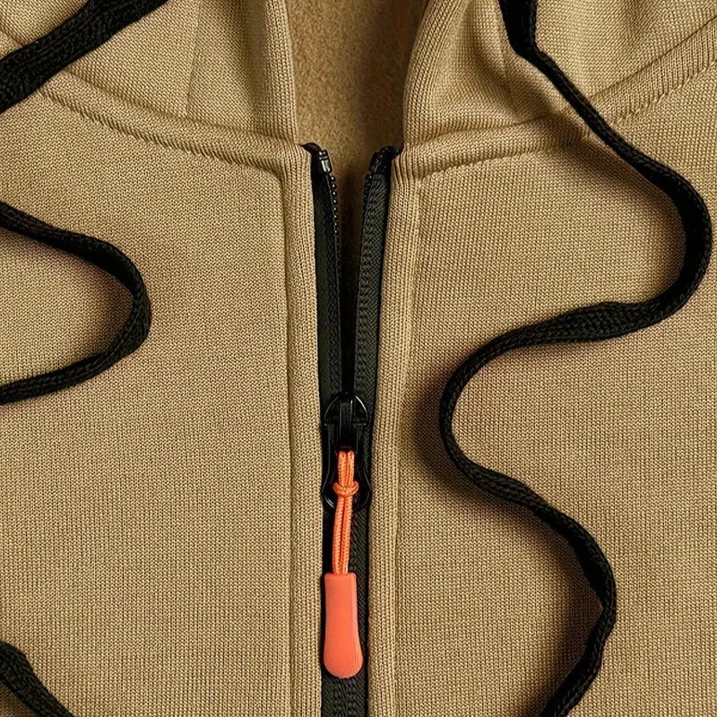 Heren sweatshirt met capuchon en zakken - Cesar