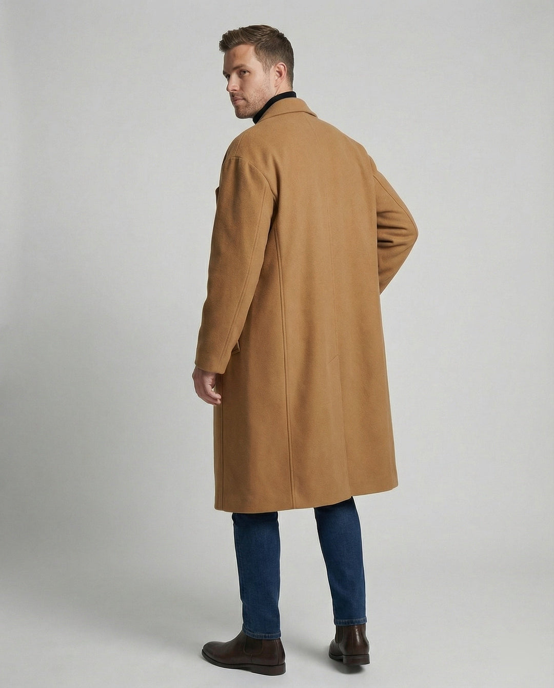 Lange jas, recht model, voor heren - Otto