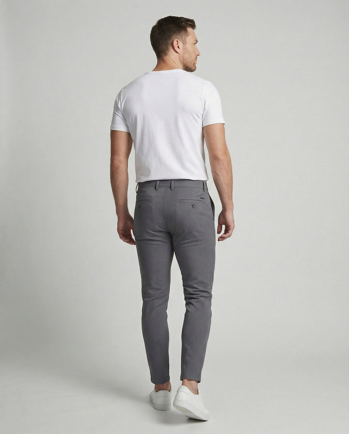 Slim fit chino herenbroek - Sobrius