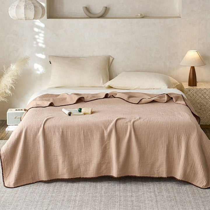 Katoenen mousseline deken