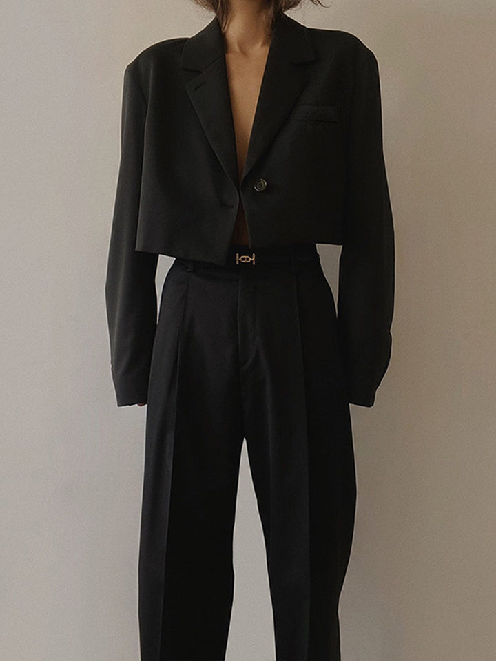 Korte blazer voor dames in tailleurstijl - Selina