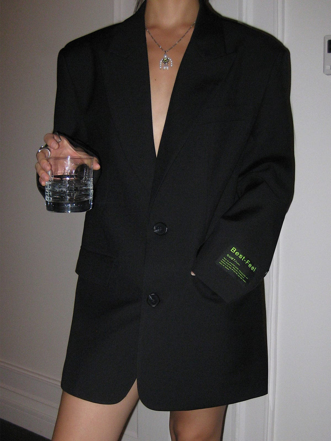 Oversized damesblazer met twee knopen, elegant - Lorelei
