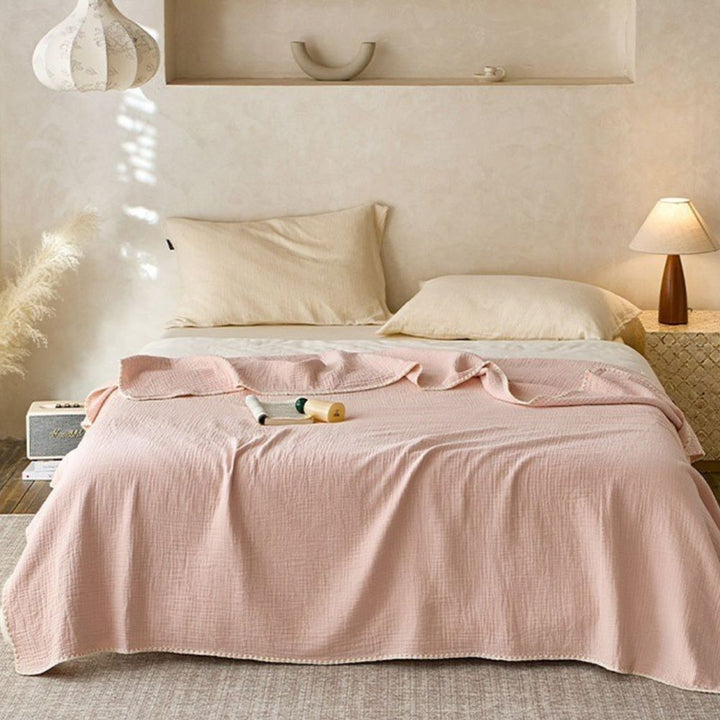 Katoenen mousseline deken