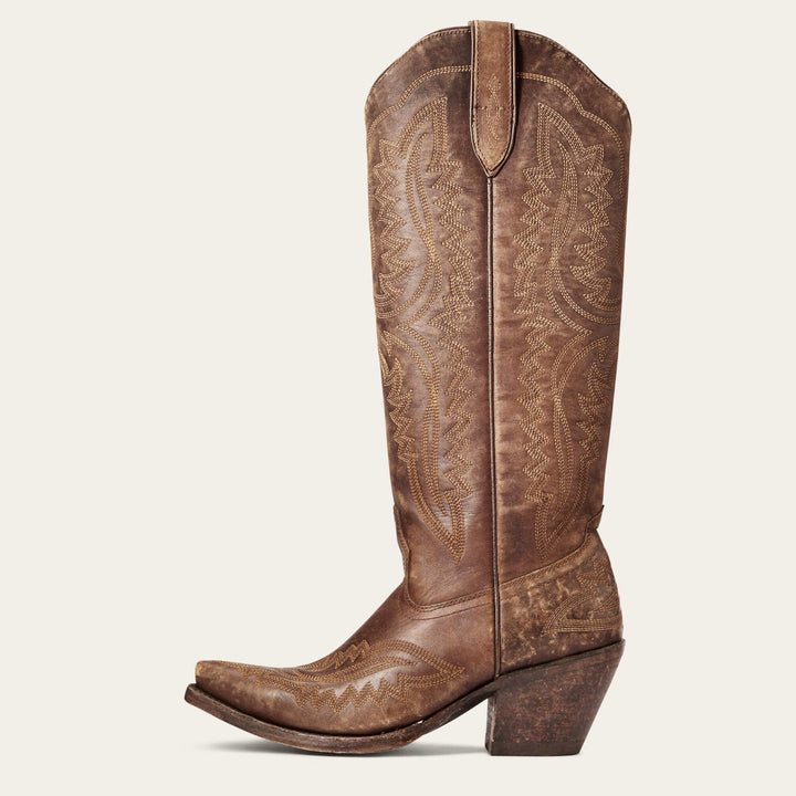 Hoge cowboylaarzen voor dames met borduursels - Annelie