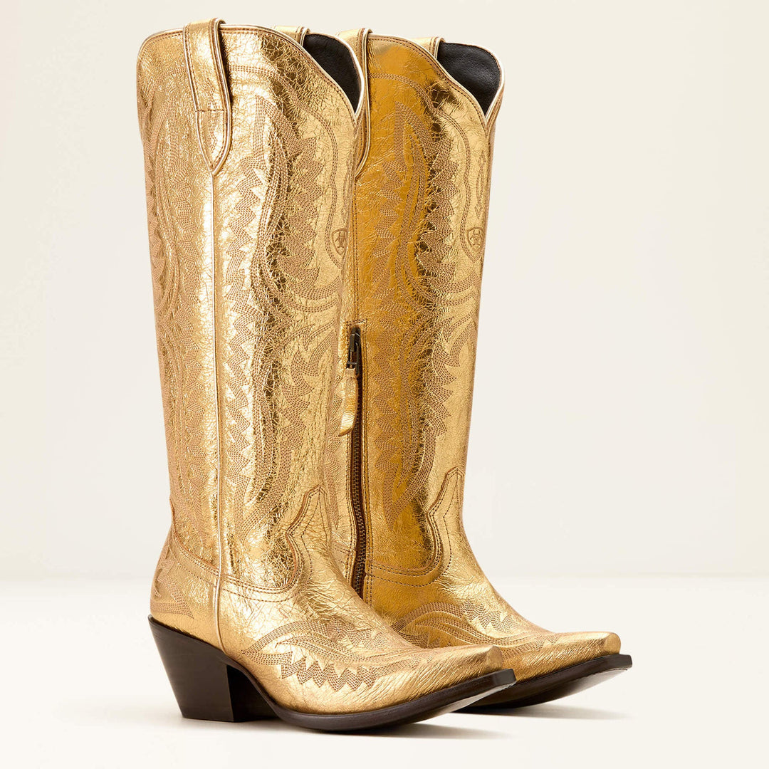 Hoge cowboylaarzen voor dames met borduursels - Annelie