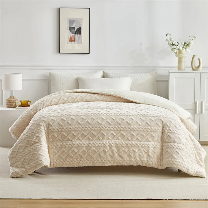 Winterdekbed met thermische quilting