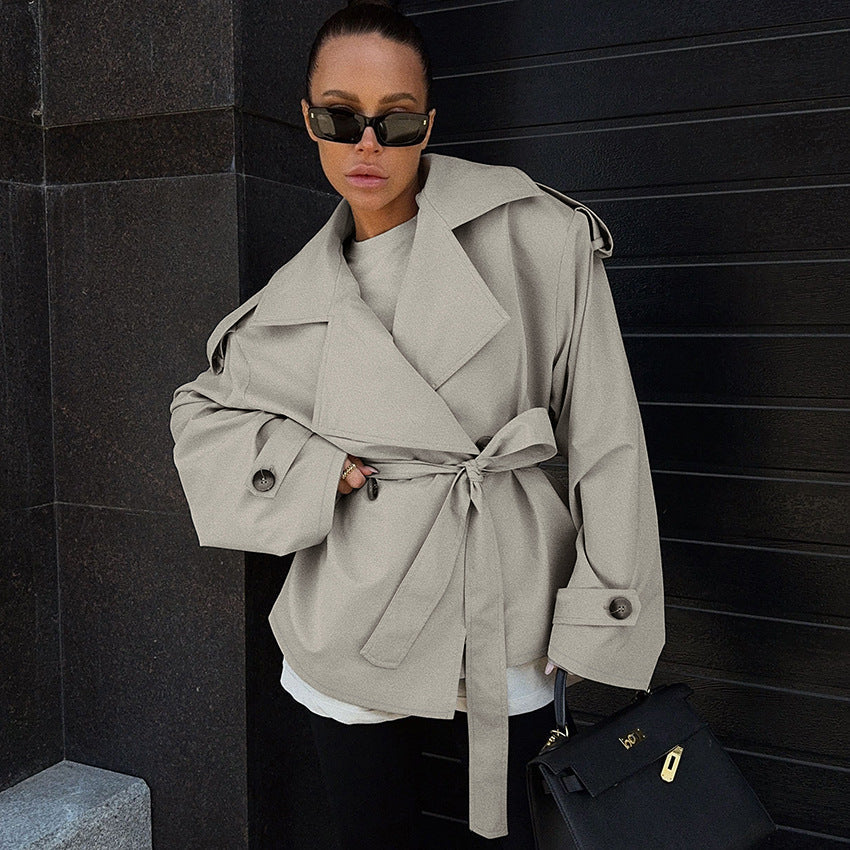 Korte trenchcoat voor dames - Alina