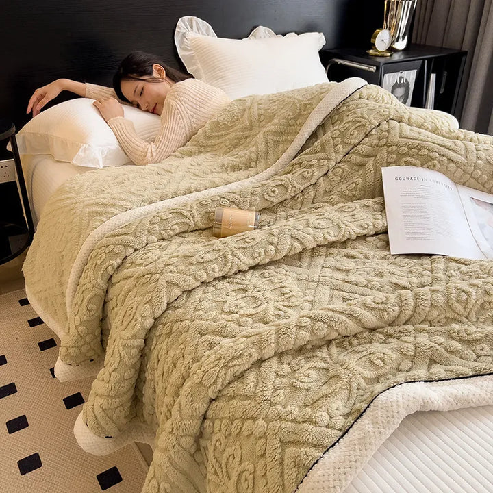 Luxe gewatteerde winterdeken