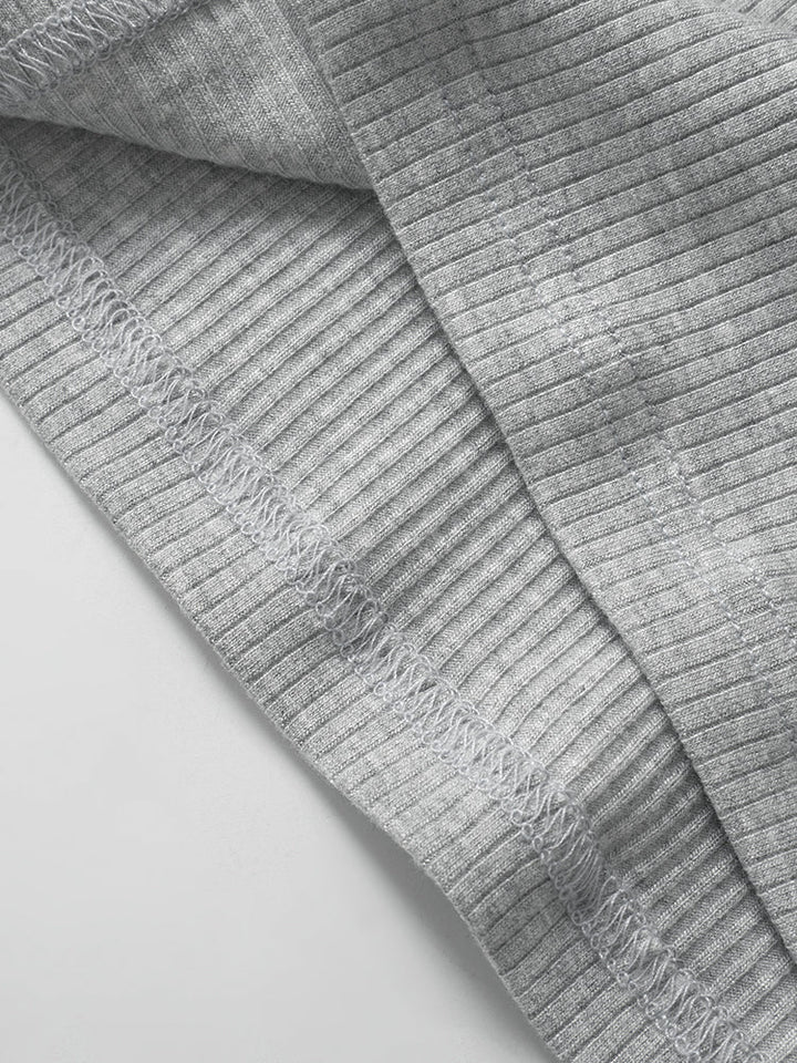 Fanny - Tweedelige set met V-hals en effen broek