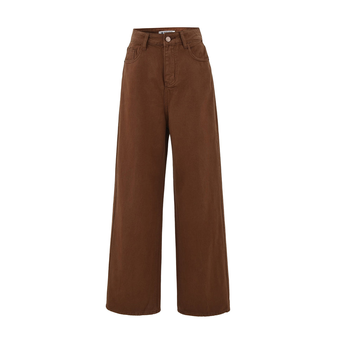 Damesbroek met wijde pijpen en hoge taille - Savrelle