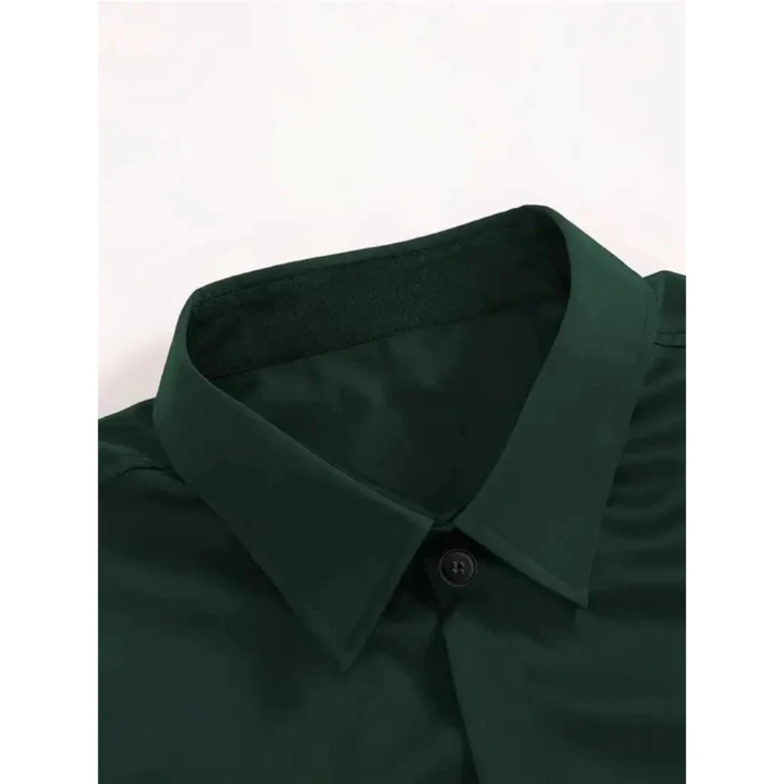 Herenoverhemd met lange mouwen, slim fit en klassieke kraag - Heinrich