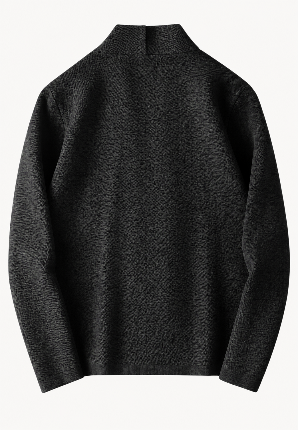 Elegante gebreide cardigan met knopen en sjaalkraag - Salvatore