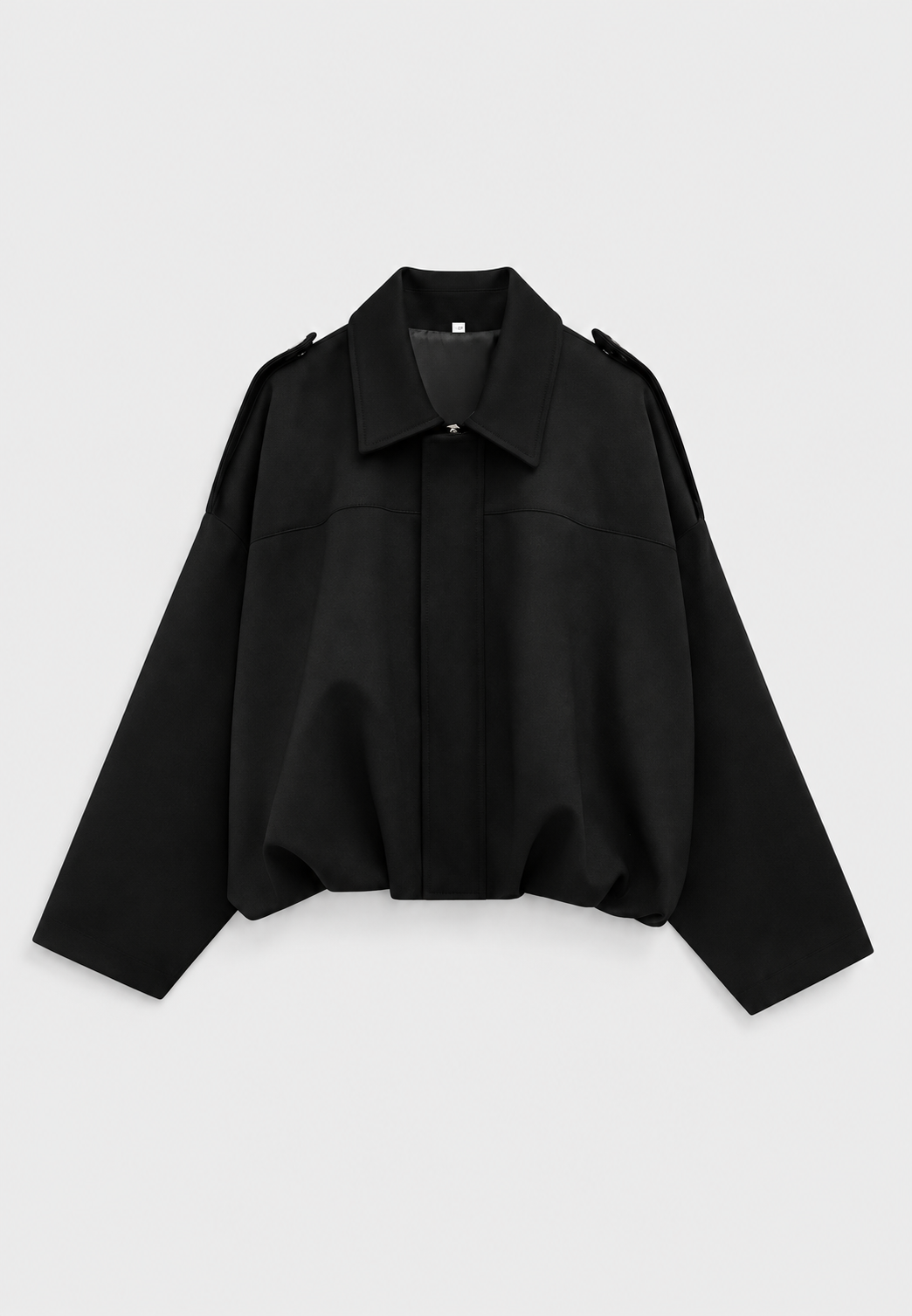 Kort damesjack met suède-look en overhemdkraag - Azucena