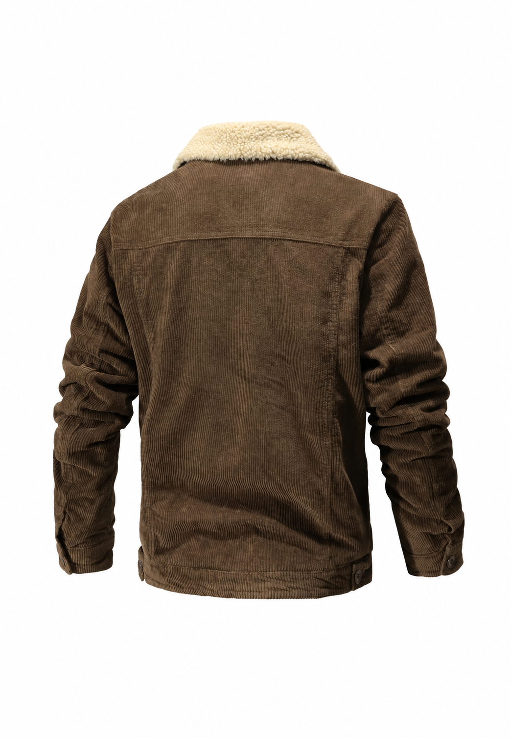 Herenjack in corduroy met teddylook kraag en voering - Ivar