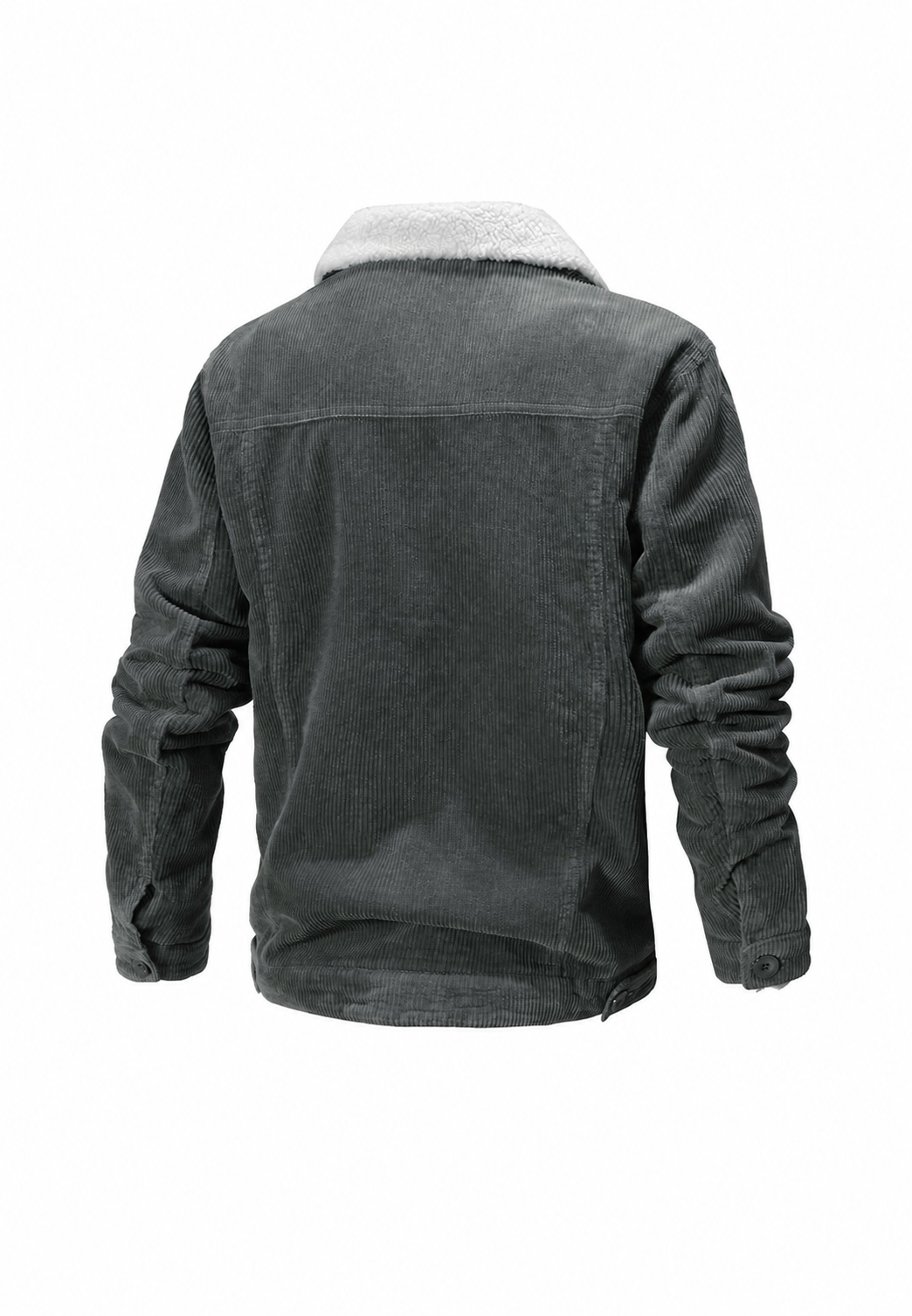 Herenjack in corduroy met teddylook kraag en voering - Ivar