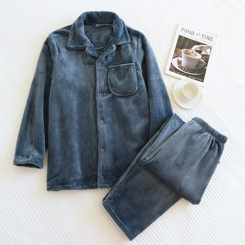 Herenpyjama van pluche - Leandro