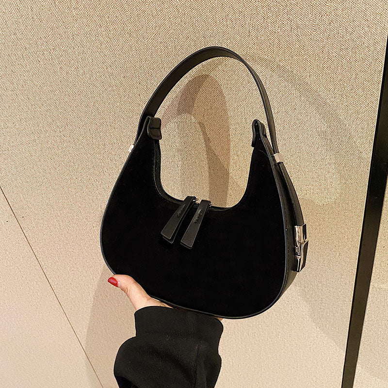 Matte schoudertas in Franse stijl - Solenne