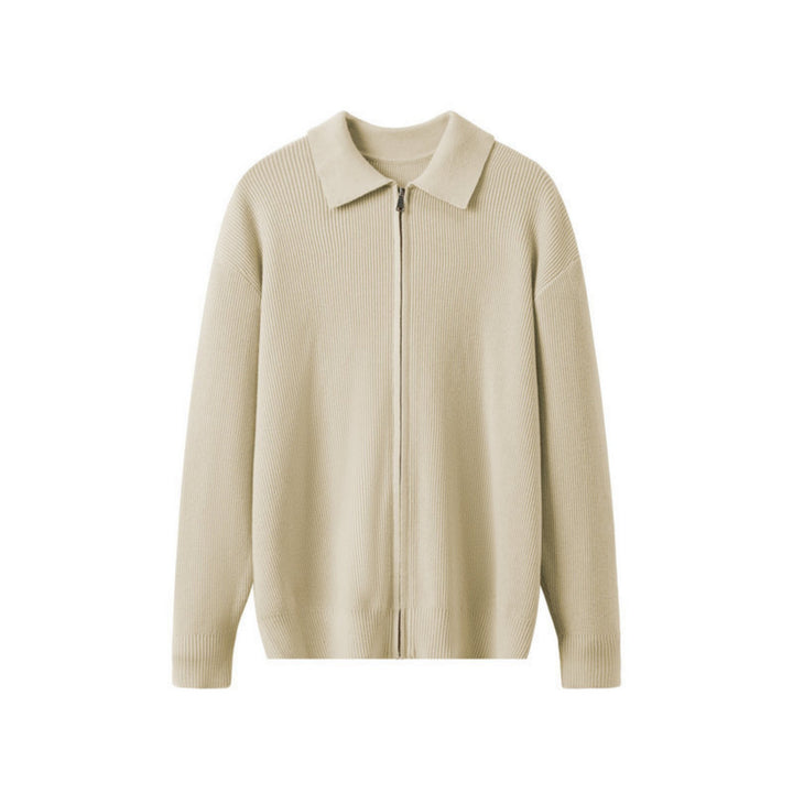 Gebreid herenvest met kraag - Franco