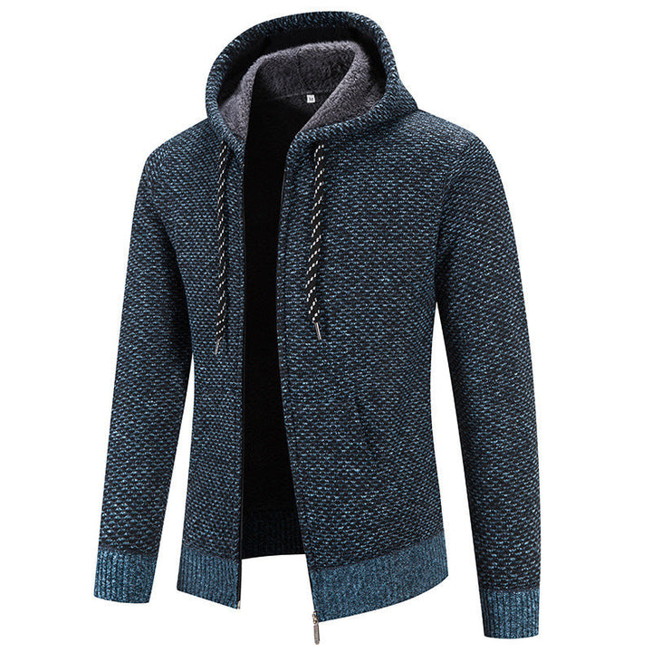 Herencardigan met capuchon en binnenvoering - Rynor